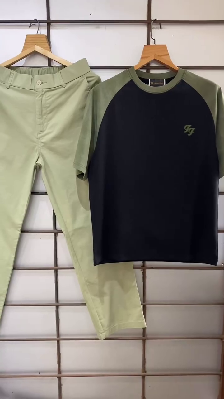 White “The Armoury Determination” Graphic Tee with Black Joggers – Minimalist Streetwear Combo ⚪🖤🔥 - Image 2