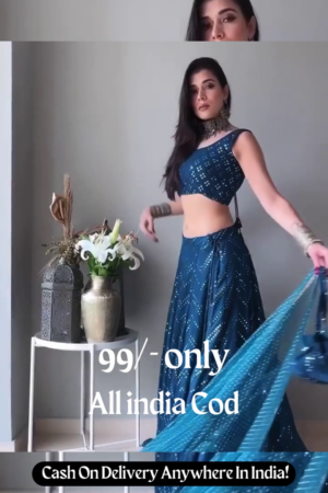 💙 Teal Perfection! Get this beautiful lehenga