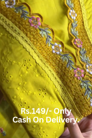 💛 Sunshine Yellow: Get this beautiful embroidered kurta