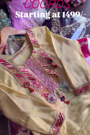 🌸 Ethnic Elegance Co-ord Set 👑 Stylish & Affordable 💖