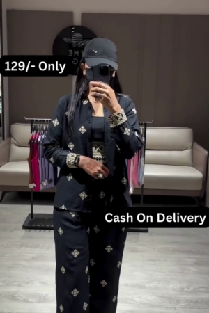 🖤✨ Elegant Ethnic Co-Ord Set