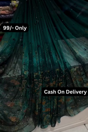 ✨💚 Designer Saree Vibes