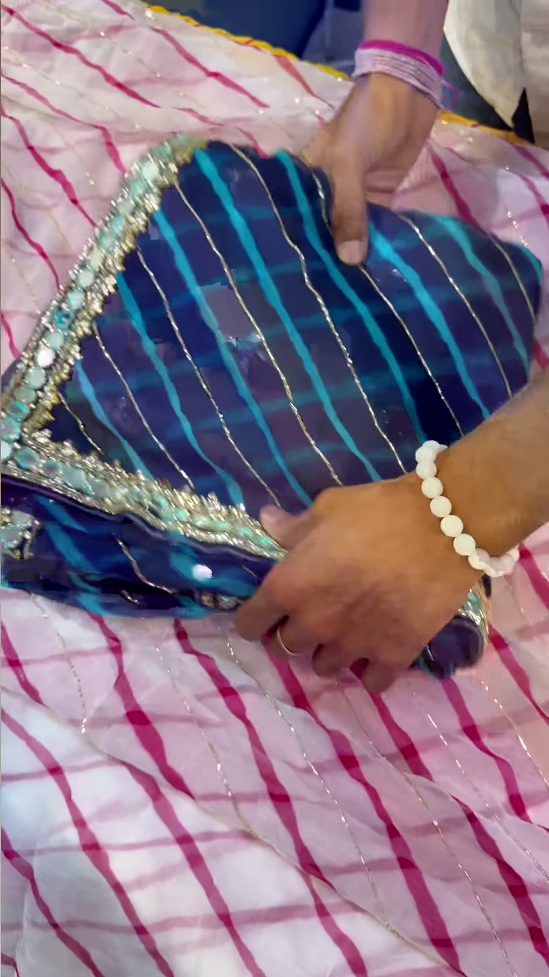 Karwa Chauth Special Saree – The Moonlight Elegance - Image 4