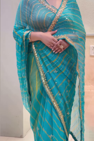 Karwa Chauth Special Saree – The Moonlight Elegance