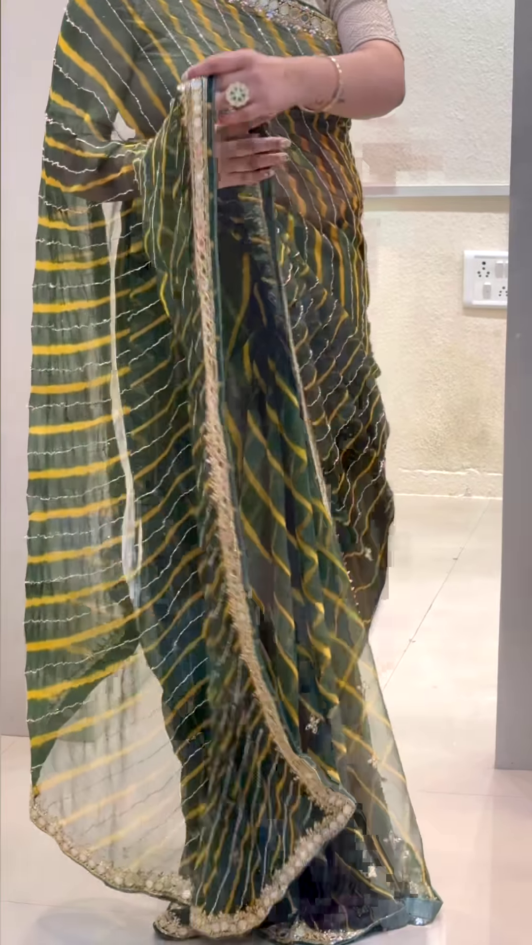 Karwa Chauth Special Saree – The Moonlight Elegance - Image 6