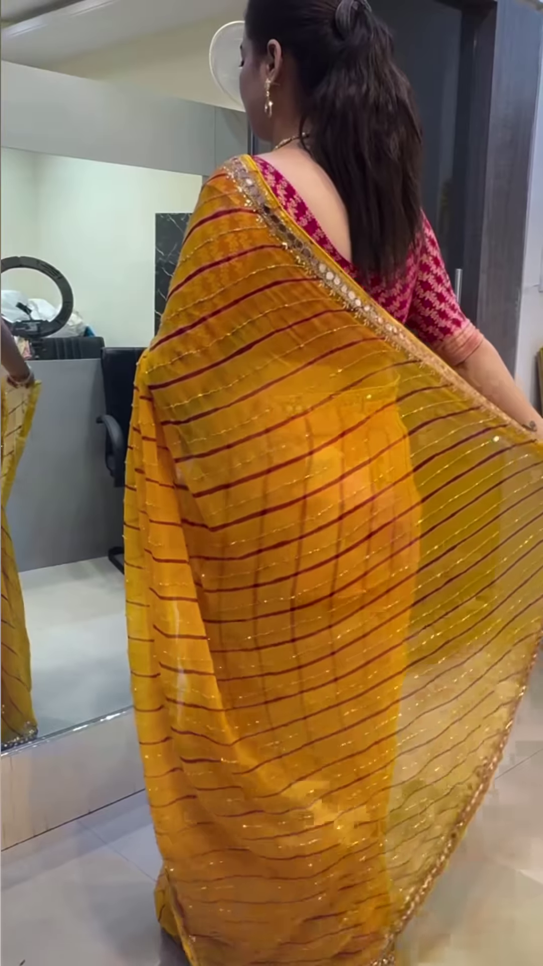 Karwa Chauth Special Saree – The Moonlight Elegance - Image 7