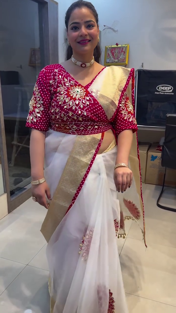 Modern Fusion Sarees – Style with a Twist