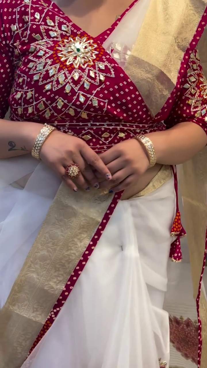 Modern Fusion Sarees – Style with a Twist - Image 6