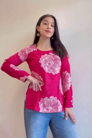 Blush Bloom Printed Top